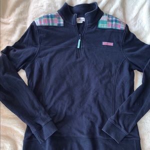 Vineyard Vines 1/4 zip shep shirt